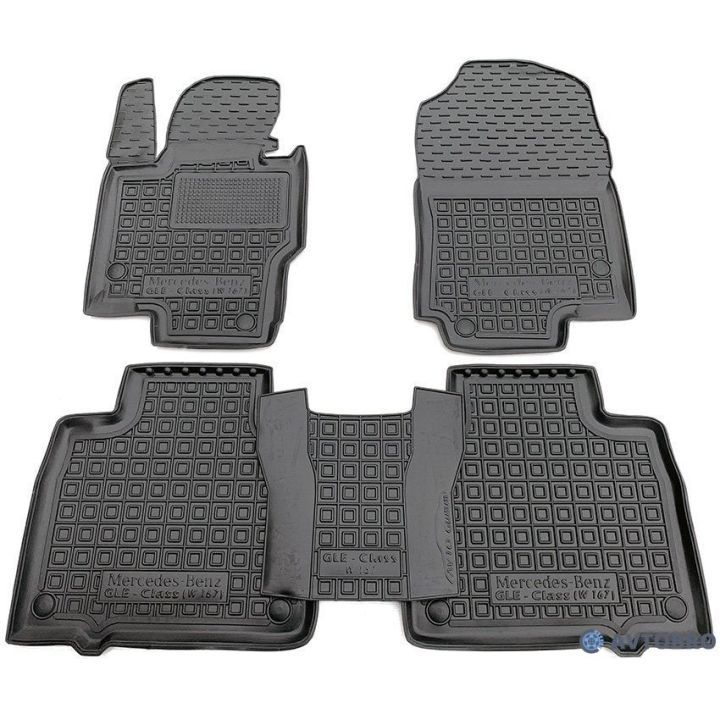 Коврики в салон для Mercedes GLE-Class W167 '19-, резиновые (AVTO-Gumm)