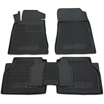 Коврики в салон для Mercedes S-class W140 '91-98, резиновые (AVTO-Gumm)