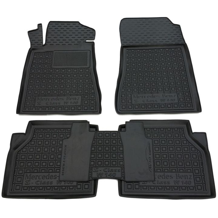 Коврики в салон для Mercedes S-class W140 '91-98, резиновые (AVTO-Gumm)