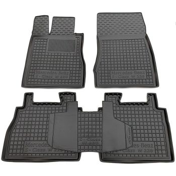 Коврики в салон для Mercedes S-class W220 '98-05, резиновые (AVTO-Gumm)