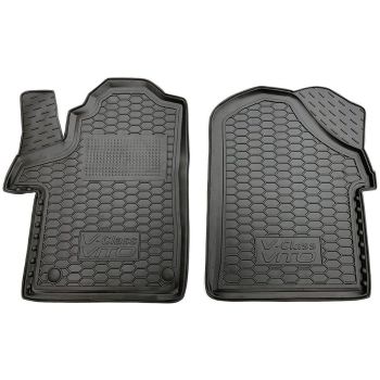 Коврики в салон для Mercedes Vito (V-class) 2015-, резиновые (AVTO-Gumm)