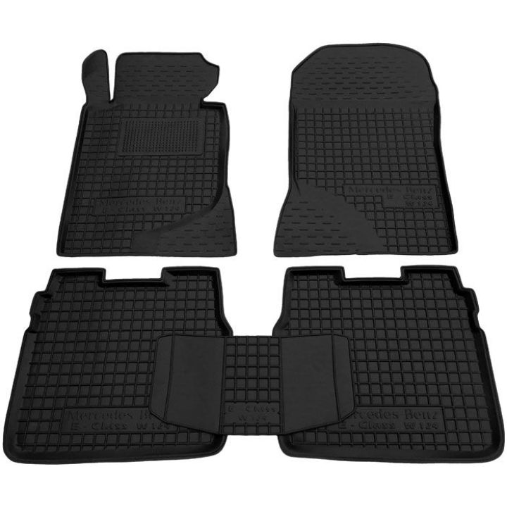 Коврики в салон для Mercedes E-Class W124 '84-96, резиновые (AVTO-Gumm)