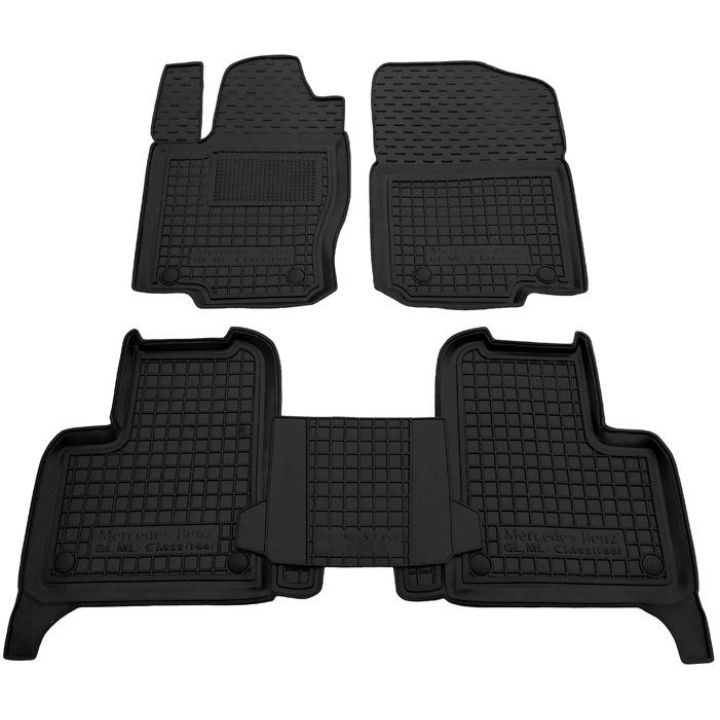 Коврики в салон для Mercedes ML-Class/GLE W166 '11-18, резиновые (AVTO-Gumm)