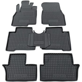 Коврики в салон для Mitsubishi Grandis '03-11 (7мест), резиновые (AVTO-Gumm)