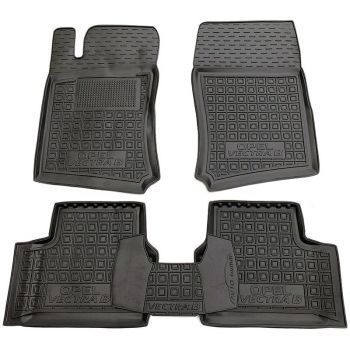 Коврики в салон для Opel Vectra B '96-02, резиновые (AVTO-Gumm)