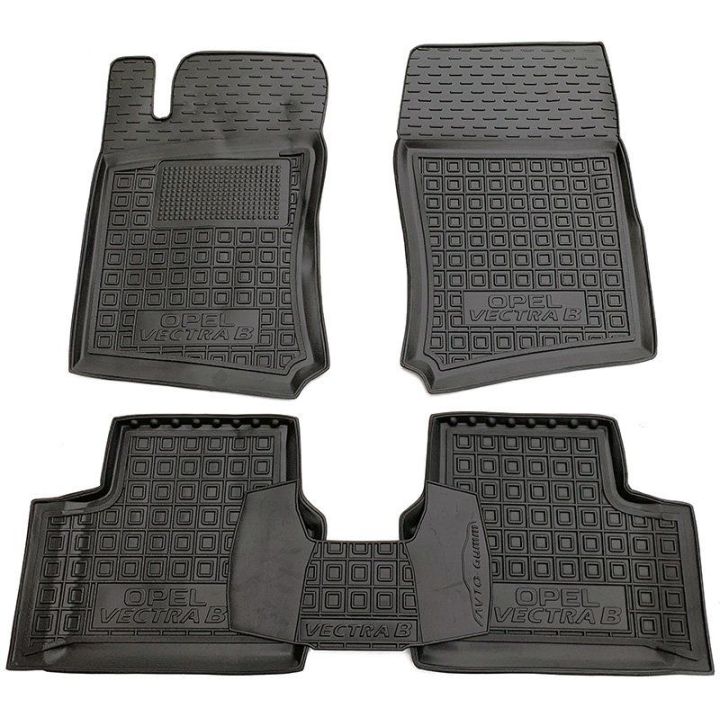 Коврики в салон для Opel Vectra B '96-02, резиновые (AVTO-Gumm)
