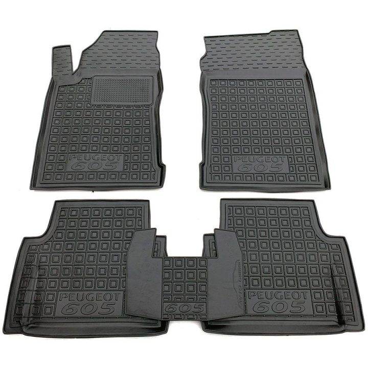 Коврики в салон для Peugeot 605 '89-99, резиновые (AVTO-Gumm)