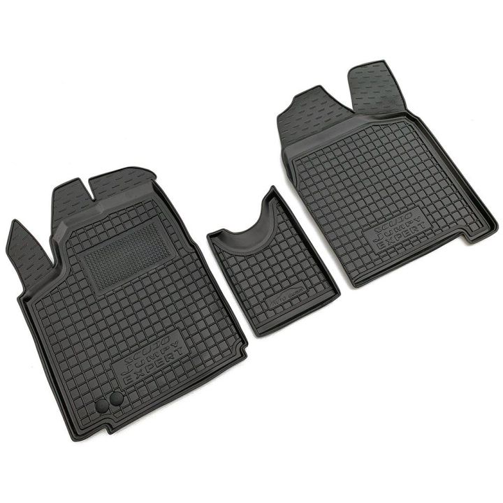Коврики в салон для Peugeot Expert 2007- 1.6, резиновые (AVTO-Gumm)
