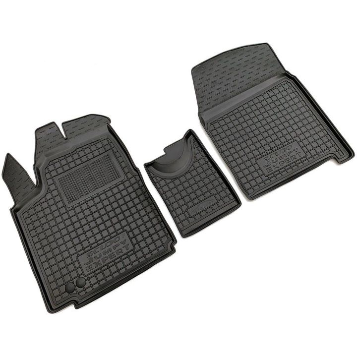 Коврики в салон для Peugeot Expert 2007- 2.0, резиновые (AVTO-Gumm)