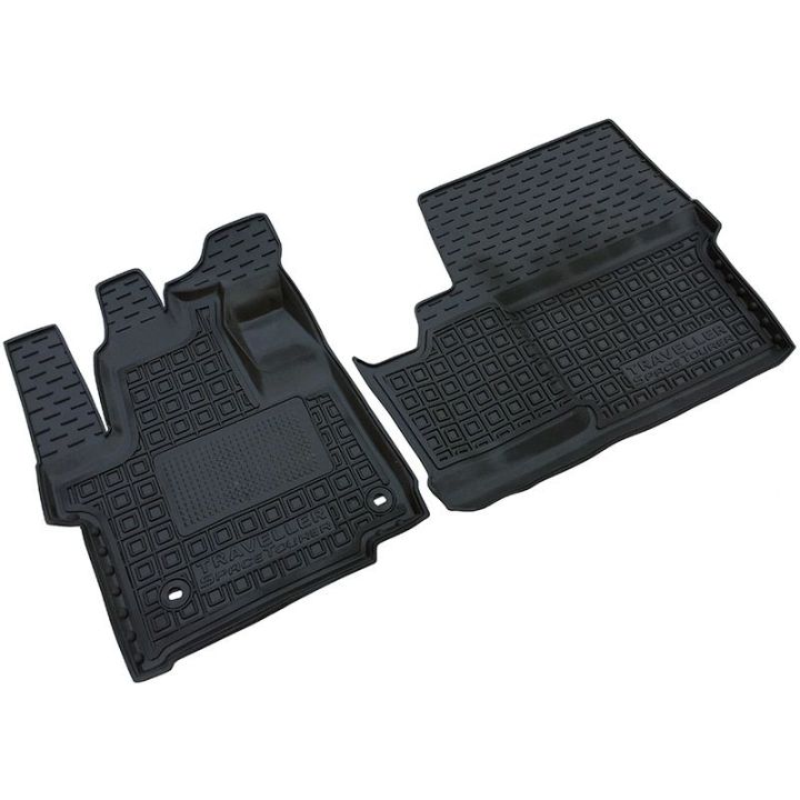 Коврики в салон для Peugeot Traveller Expert 1+1 2017-, резиновые (AVTO-Gumm)