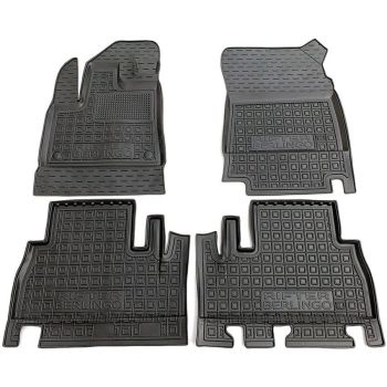 Коврики в салон для Peugeot Rifter (Partner) 2019- без подлокотника, резиновые (AVTO-Gumm)