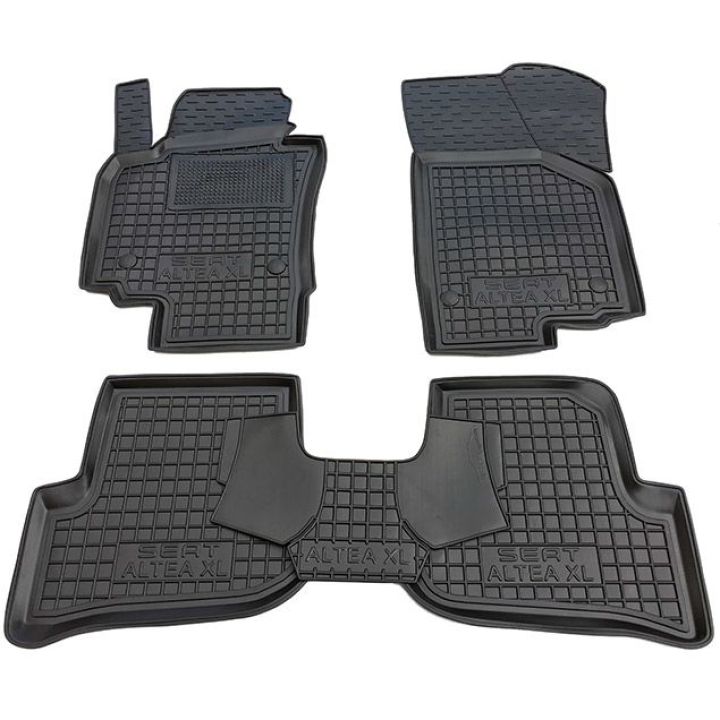 Коврики в салон для Seat Altea '04-15, резиновые (AVTO-Gumm)