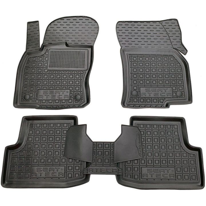 Коврики в салон для Seat Ateca 2017-, резиновые (AVTO-Gumm)