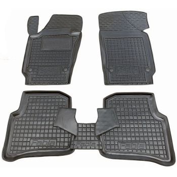 Коврики в салон для Skoda Fabia lll 2015-, резиновые (AVTO-Gumm)