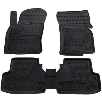 Коврики в салон для Skoda Karoq 2018-, резиновые (AVTO-Gumm)