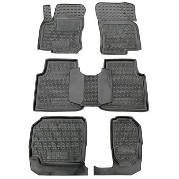 Коврики в салон для Skoda Kodiaq 2017- (7мест), резиновые (AVTO-Gumm)
