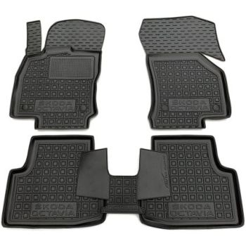 Коврики в салон для Skoda Octavia A8 '20-, резиновые (AVTO-Gumm)