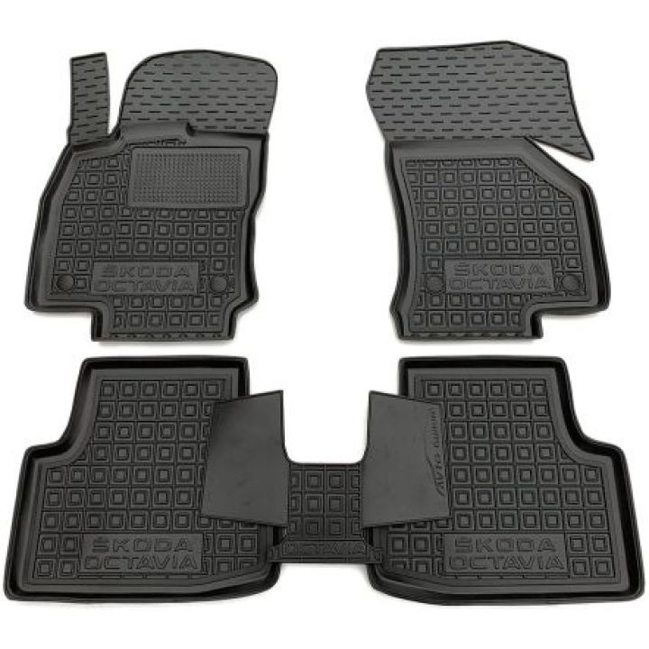 Коврики в салон для Skoda Octavia A8 '20-, резиновые (AVTO-Gumm)
