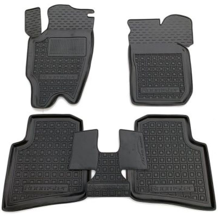 Коврики в салон для Skoda Roomster '07-15, резиновые (AVTO-Gumm)