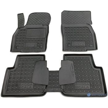 Коврики в салон для Skoda Scala '19-, резиновые (AVTO-Gumm)