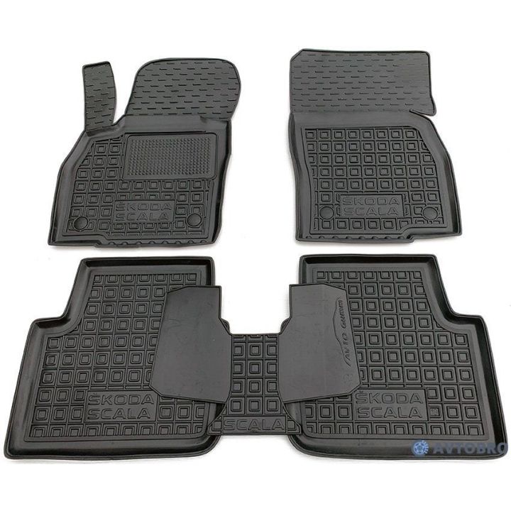 Коврики в салон для Skoda Scala '19-, резиновые (AVTO-Gumm)