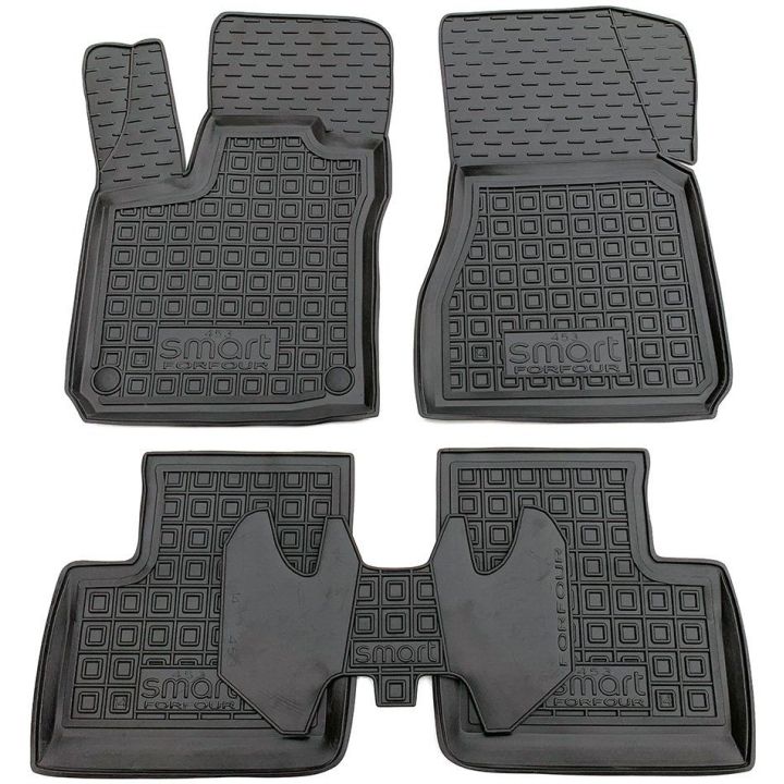 Коврики в салон для Smart Forfour 453 2014-, резиновые (AVTO-Gumm)