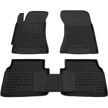 Коврики в салон для Subaru Forester 2002-2007, резиновые (AVTO-Gumm)