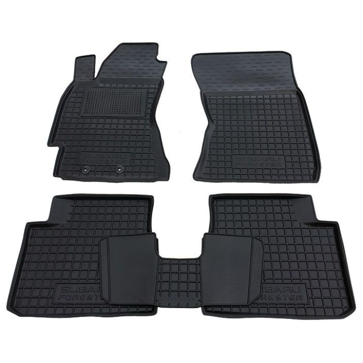 Коврики в салон для Subaru Forester 2008-, резиновые (AVTO-Gumm)