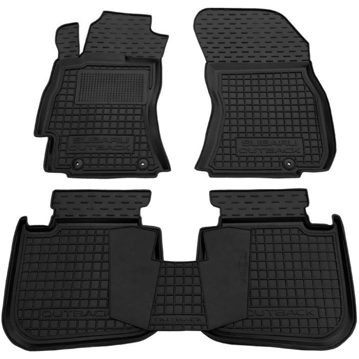 Коврики в салон для Subaru Outback 2015-, резиновые (AVTO-Gumm)
