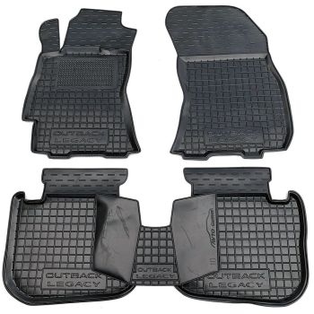 Коврики в салон для Subaru Legacy 2010-, резиновые (AVTO-Gumm)