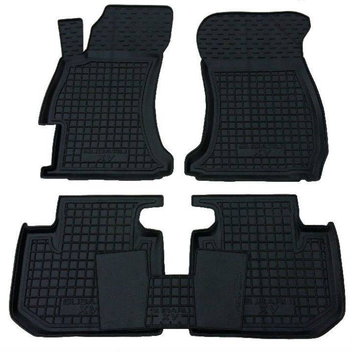 Коврики в салон для Subaru XV 2011-, резиновые (AVTO-Gumm)
