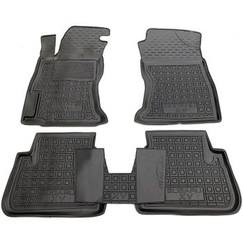 Коврики в салон для Subaru XV 2017-, резиновые (AVTO-Gumm)