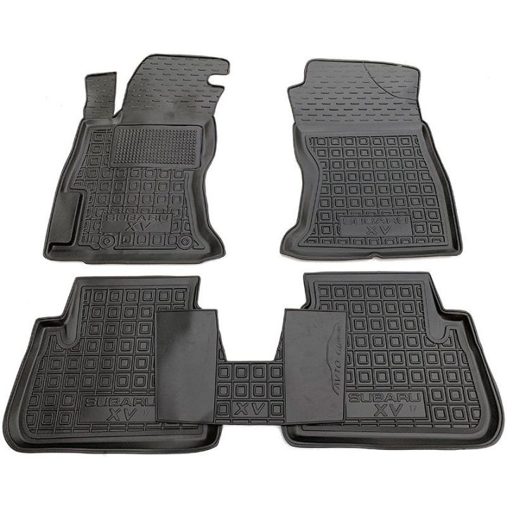 Коврики в салон для Subaru XV 2017-, резиновые (AVTO-Gumm)
