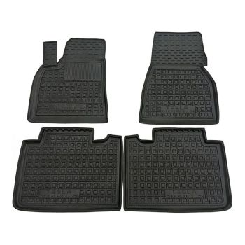 Коврики в салон для Tesla Model S '12-, резиновые (AVTO-Gumm)