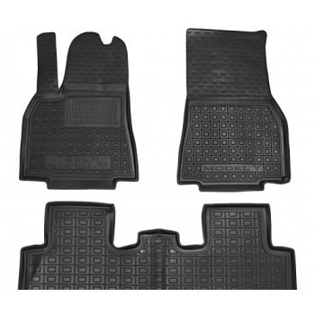 Коврики в салон для Tesla Model Y '20-, резиновые (AVTO-Gumm)