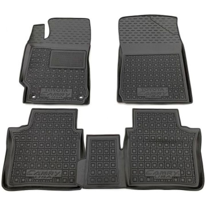 Коврики в салон для Toyota Camry V50/60 USA '11-17, резиновые (AVTO-Gumm)
