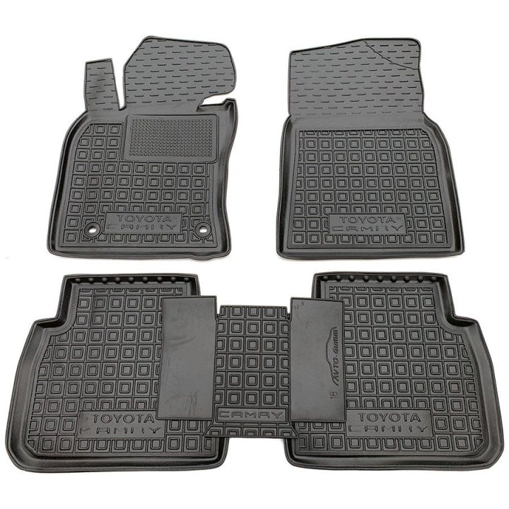 Коврики в салон для Toyota Camry XV70 2018-, резиновые (AVTO-Gumm)