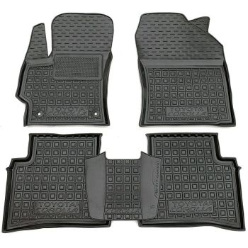 Коврики в салон для Toyota Corolla 2019- hybrid, резиновые (AVTO-Gumm)