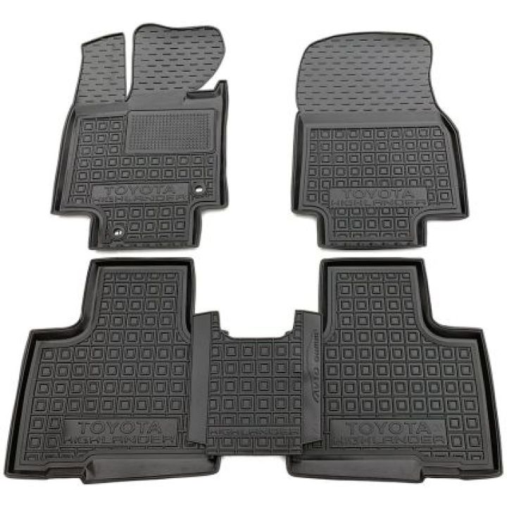Коврики в салон для Toyota Highlander XU70 '20-, резиновые (AVTO-Gumm)