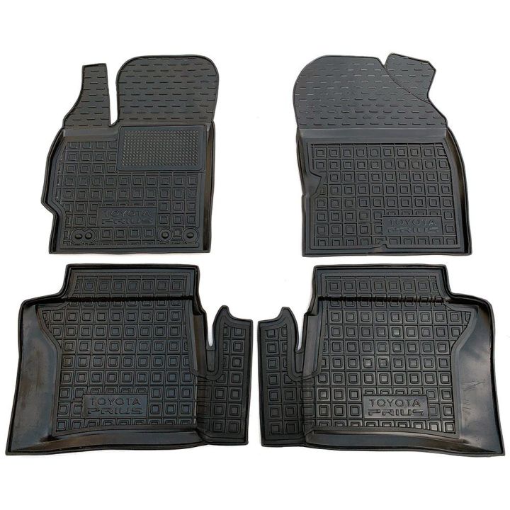 Коврики в салон для Toyota Prius 2010-, резиновые (AVTO-Gumm)