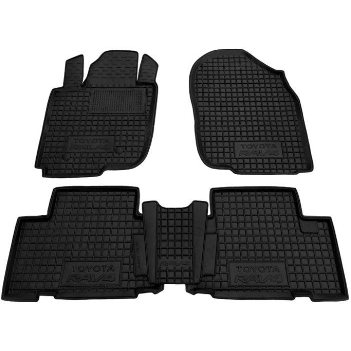 Коврики в салон для Toyota RAV-4 III 2005-2009, резиновые (AVTO-Gumm)