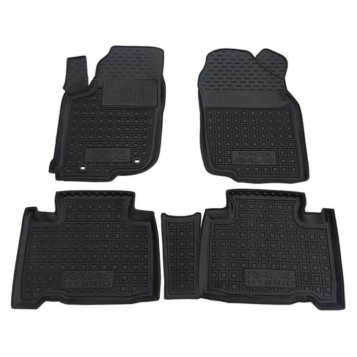 Коврики в салон для Toyota RAV-4 IV 2016- hybrid, резиновые (AVTO-Gumm)