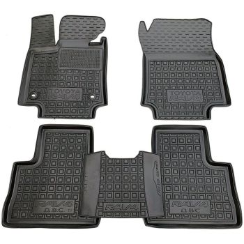 Коврики в салон для Toyota RAV-4 V 2018- АКП, резиновые (AVTO-Gumm)
