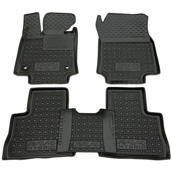 Коврики в салон для Toyota RAV-4 V 2018- hybrid, резиновые (AVTO-Gumm)