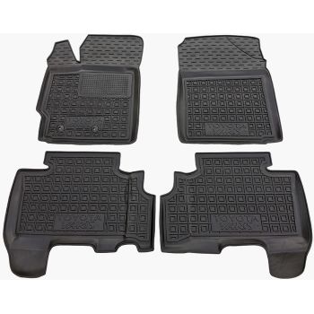 Коврики в салон для Toyota Yaris 2006-, резиновые (AVTO-Gumm)