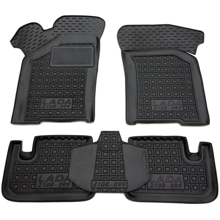 Килимки в салон для Lada (Ваз) 2108-2109 '86-12, гумові (AVTO-Gumm)