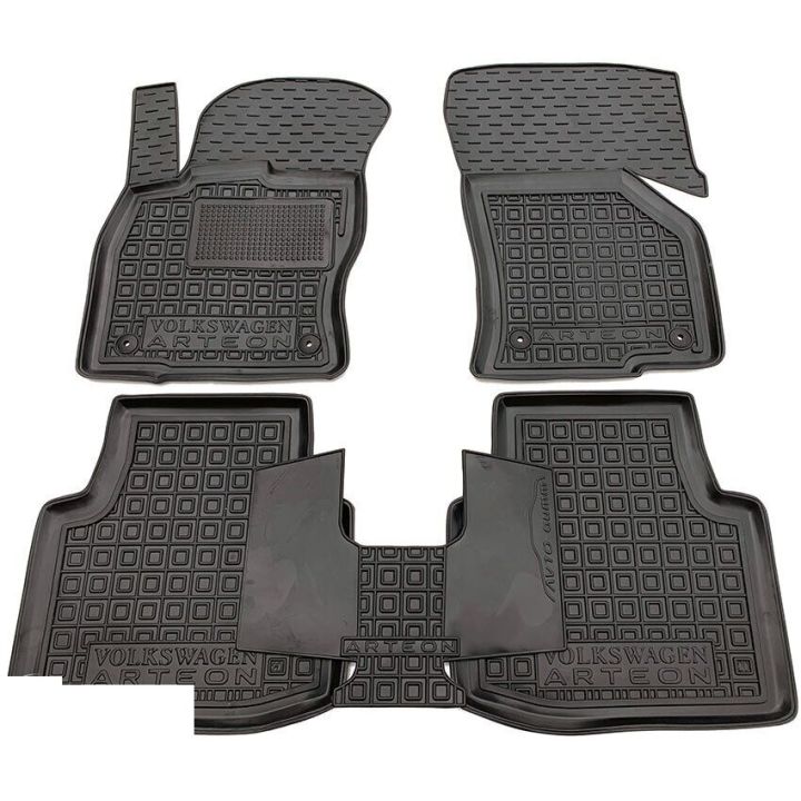 Килимки в салон для Volkswagen Arteon '17-, гумові (AVTO-Gumm)