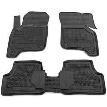 Коврики в салон для Volkswagen e-Golf 7 электро, резиновые (AVTO-Gumm)