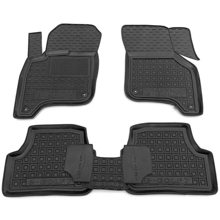 Коврики в салон для Volkswagen e-Golf 7 электро, резиновые (AVTO-Gumm)