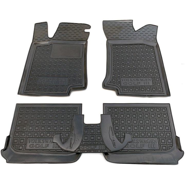 Коврики в салон для Volkswagen Golf 3 '91-97, резиновые (AVTO-Gumm)